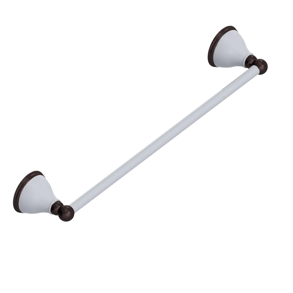 Rubinet Towel Bar 18" White