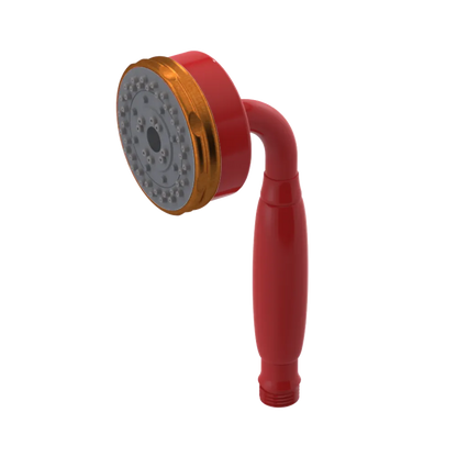Rubinet 3 Function Hand Held Shower Only Red