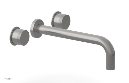 Phylrich Basic II 10"  Wall Tub Set - Knurled Handles 230-56-10