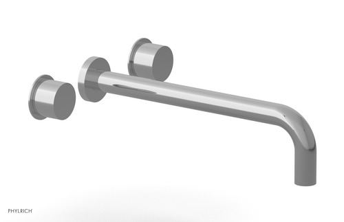 Phylrich Basic II 12"  Wall Tub Set - Smooth Handles 230-57-12