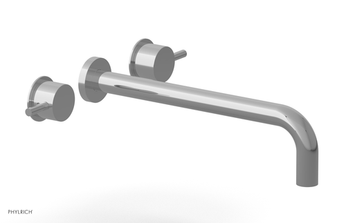 Phylrich Basic II 12"  Wall Lavatory Set - Lever Handles 230-14-12