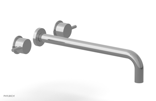 Phylrich Basic II 14"  Wall Lavatory Set - Lever Handles 230-14-14