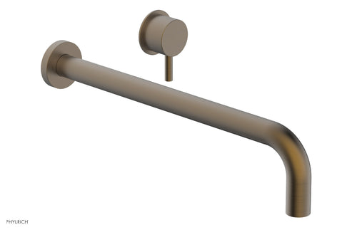 Phylrich Basic II 14" Single Handle Wall Lavatory Set - Lever Handle 230-15-14