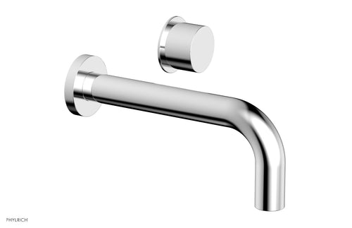 Phylrich Basic II Single Handle Wall Lavatory Set - Smooth Handle 230-16
