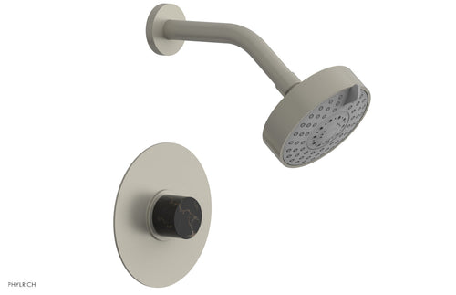 Phylrich BASIC II Pressure Balance Shower Set - Black Marble 230-23