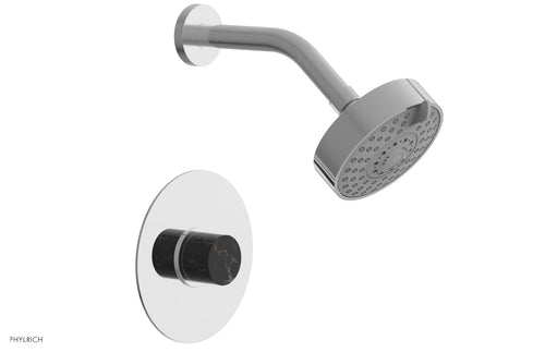 Phylrich BASIC II Pressure Balance Shower Set - Black Marble 230-23