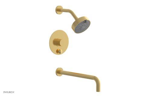Phylrich BASIC II 14" Pressure Balance Tub and Shower Set 230-27-14