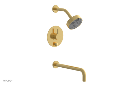 Phylrich BASIC II 12" Pressure Balance Tub and Shower Set 230-29-12