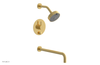 Phylrich BASIC II 14" Pressure Balance Tub and Shower Set 230-29-14