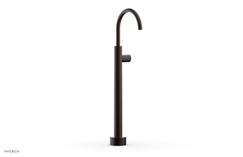 Phylrich BASIC II Low Floor Mount Tub Filler - Knurled Handle  230-44-04