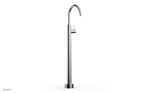Phylrich BASIC II Tall Floor Mount Tub Filler - Lever Handle 230-45-02
