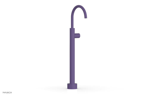 Phylrich BASIC II Low Floor Mount Tub Filler -  Smooth Handle  230-46-04