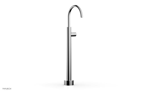 Phylrich BASIC II Low Floor Mount Tub Filler -  Smooth Handle  230-46-04