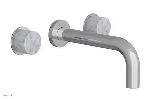 Phylrich BASIC II Wall Tub Set, White Marble Handles 230-58