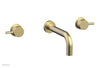 Phylrich BASIC II Wall Tub Set Lever Handles 230-59