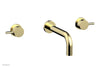 Phylrich BASIC II Wall Tub Set Lever Handles 230-59