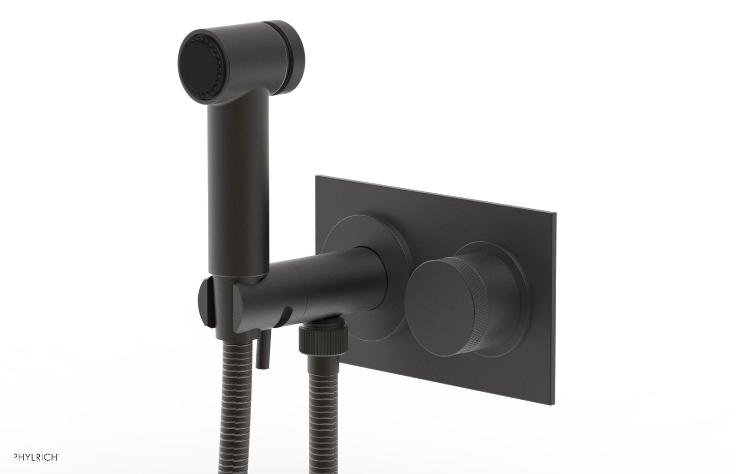Phylrich BASIC II Wall Mounted Bidet Knurled Handle 230-65