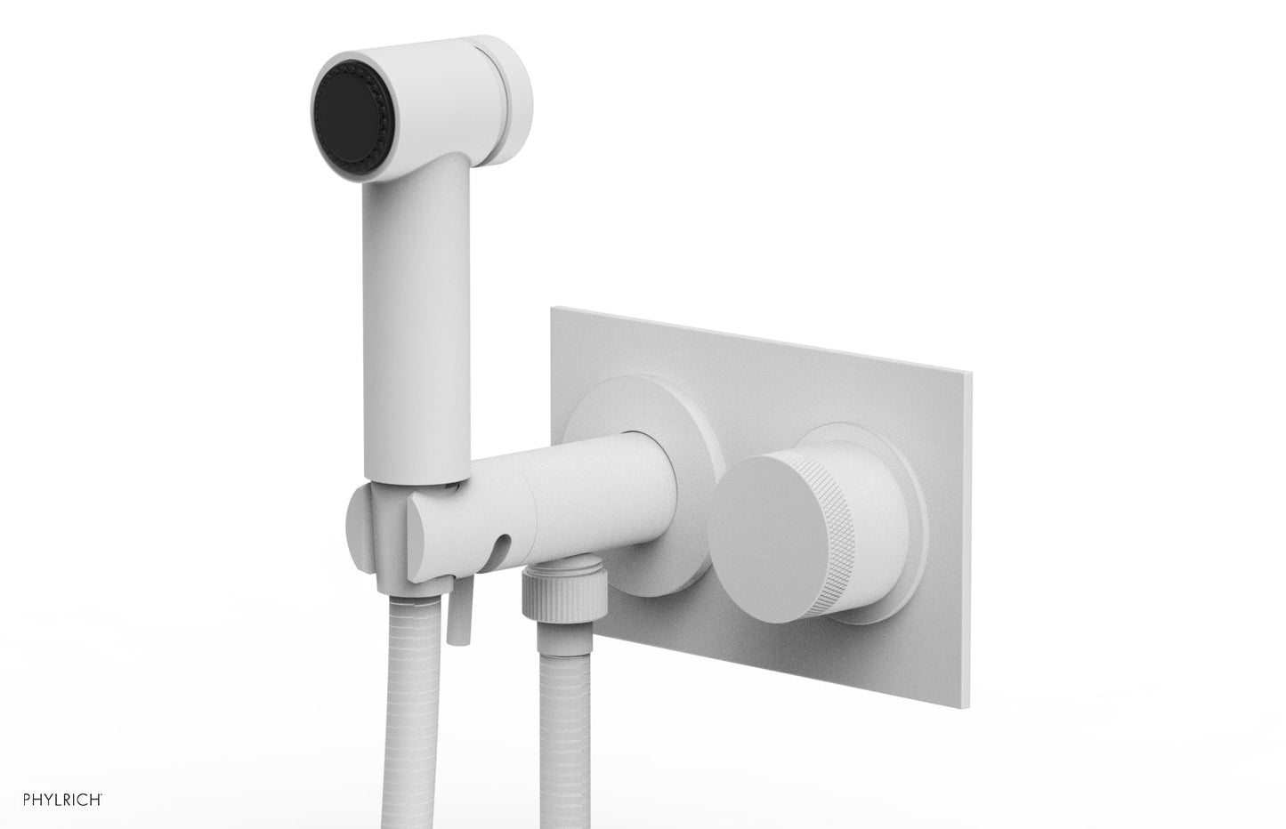 Phylrich BASIC II Wall Mounted Bidet Knurled Handle 230-65