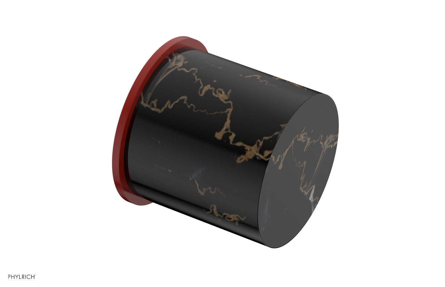 Phylrich BASIC II Cabinet Knob - Black Marble 230-92