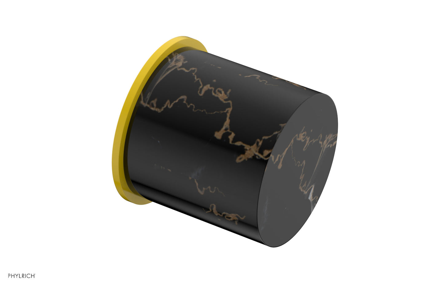 Phylrich BASIC II Cabinet Knob - Black Marble 230-92