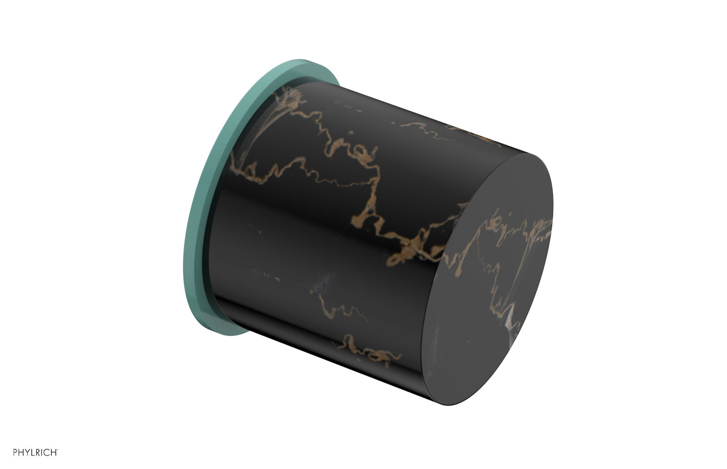 Phylrich BASIC II Cabinet Knob - Black Marble 230-92