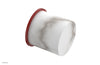 Phylrich BASIC II Cabinet Knob - White Marble 230-92