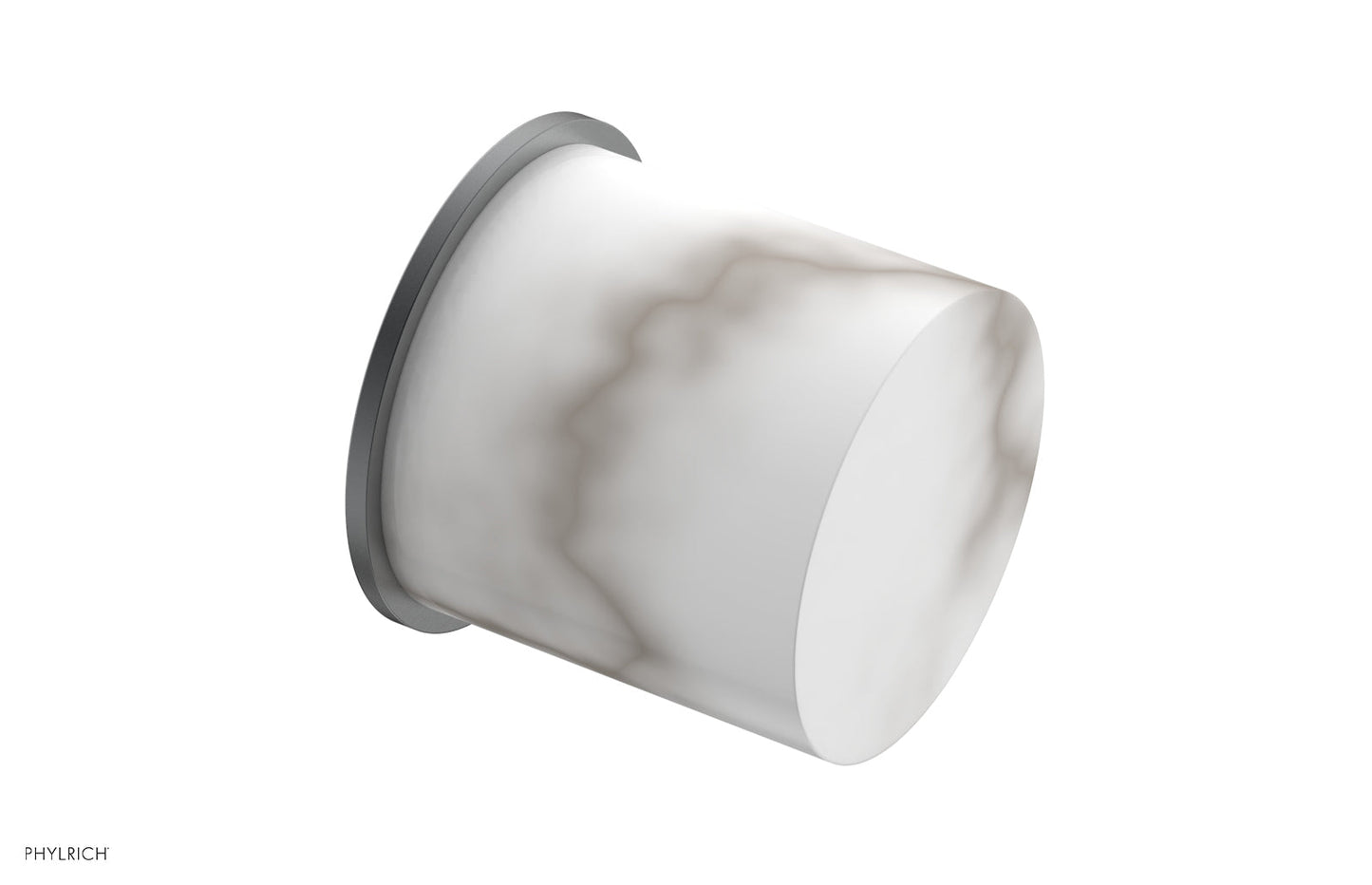 Phylrich BASIC II Cabinet Knob - White Marble 230-92
