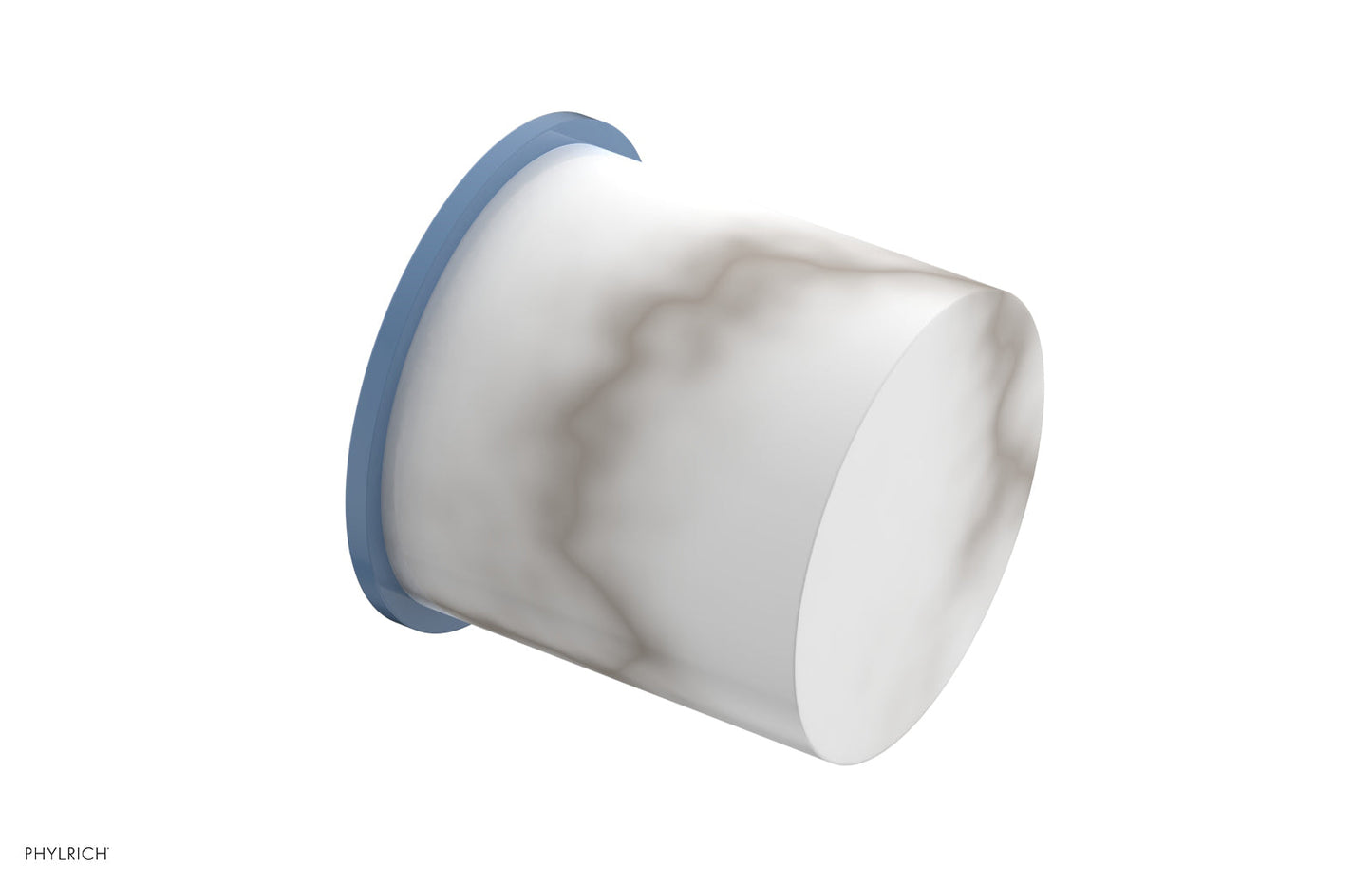Phylrich BASIC II Cabinet Knob - White Marble 230-92