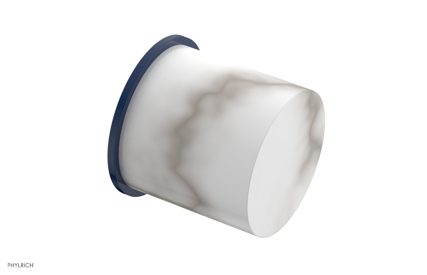 Phylrich BASIC II Cabinet Knob - White Marble 230-92