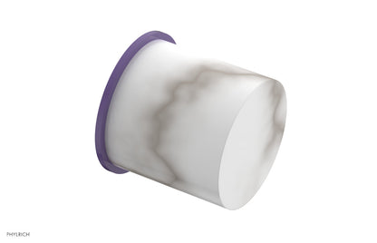 Phylrich BASIC II Cabinet Knob - White Marble 230-92