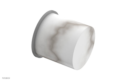 Phylrich BASIC II Cabinet Knob - White Marble 230-92