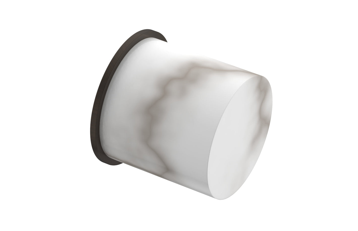 Phylrich BASIC II Cabinet Knob - White Marble 230-92