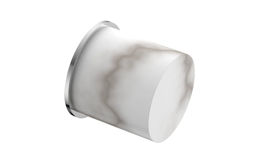 Phylrich BASIC II Cabinet Knob - White Marble 230-92