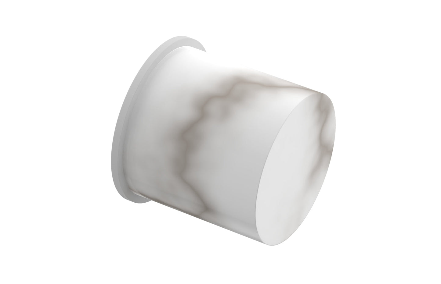 Phylrich BASIC II Cabinet Knob - White Marble 230-92