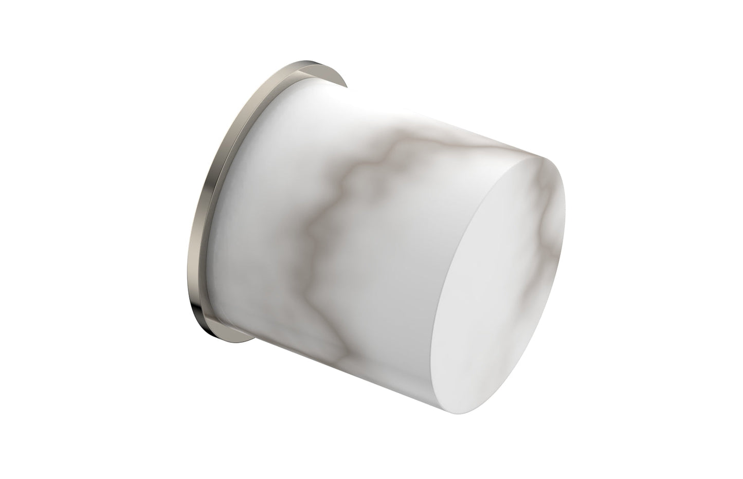 Phylrich BASIC II Cabinet Knob - White Marble 230-92