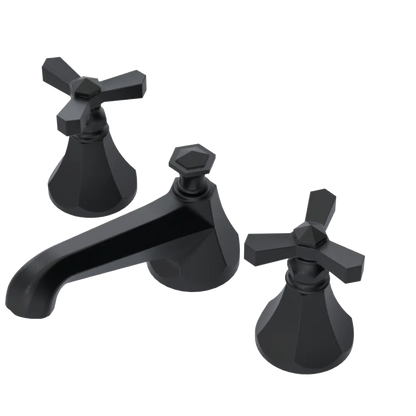 Rubinet Widespread Lav. Set. (less drain) Matt Black