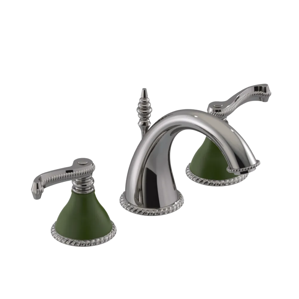 Rubinet Widespread Lav. Set. (less drain) Polished Nickel