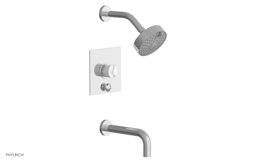 Phylrich BASIC II Pressure Balance Tub and Shower Set - White Marble 230S-28
