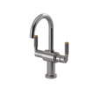 Rubinet Single Hole Dual Handle Lav. Set. (less drain) Polished Nickel