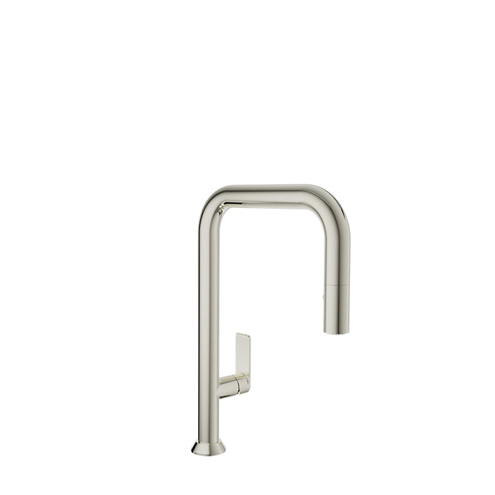 Baril Single-hole kitchen faucet with 2-function pull-down spray
