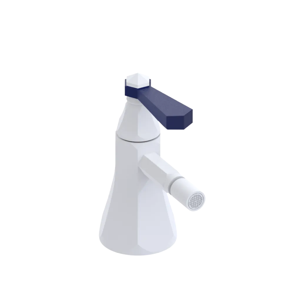 Rubinet Single Control Bidet Fitting (less drain) Matt White