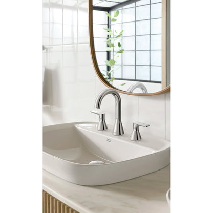 American Standard Aspirations® 8-Inch Widespread 2-Handle Bathroom Faucet 1.2gpm/4.5 L/min With Lever Handles