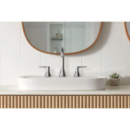American Standard Aspirations® 8-Inch Widespread 2-Handle Bathroom Faucet 1.2gpm/4.5 L/min With Lever Handles