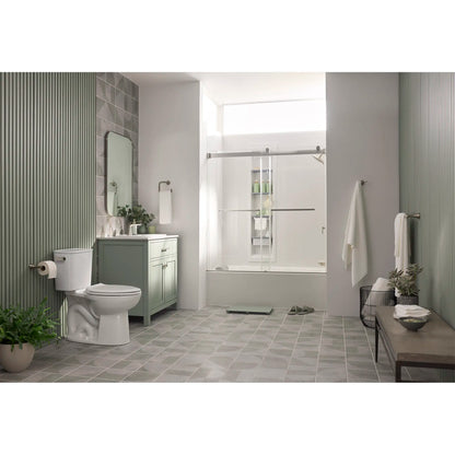 American Standard Aspirations EcoStrength Two-Piece 0.80 gpf/3.0 Lpf Chair Height Elongated Toilet Less Seat