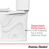 American Standard Aspirations EcoStrength Two-Piece 0.80 gpf/3.0 Lpf Chair Height Elongated Toilet Less Seat