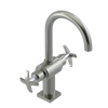 Rubinet Single Hole Dual Handle Lav. Set. (less drain) Satin Nickel