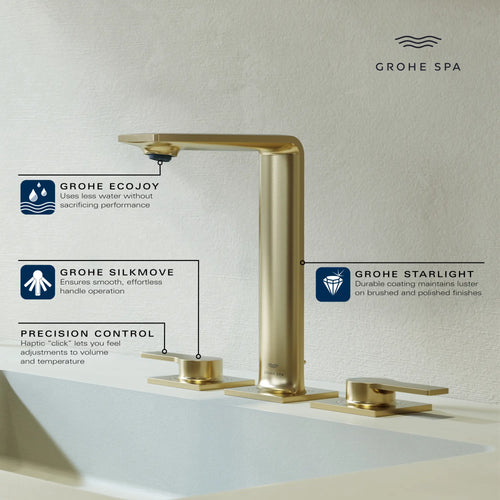 Grohe Allure New 8-Inch Widespread 2-Handle M-Size Bathroom Faucet 1.2 Gpm - Golzar Home