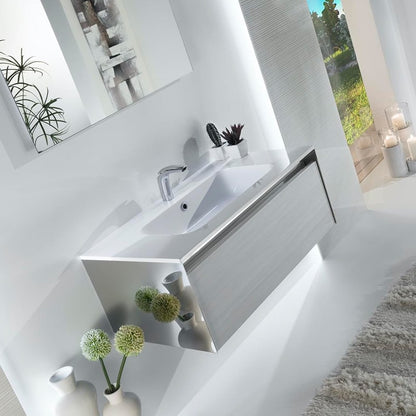 Valecano Collection-Single Sink Bathroom Vanity - Golzar Home