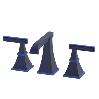 Rubinet Widespread Lav. Set. (less drain) Midnight Blue