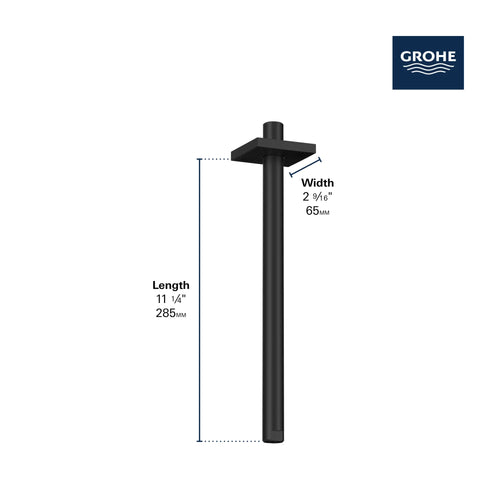 Grohe Rainshower™ 12" Ceiling Shower Arm With Square Flange
